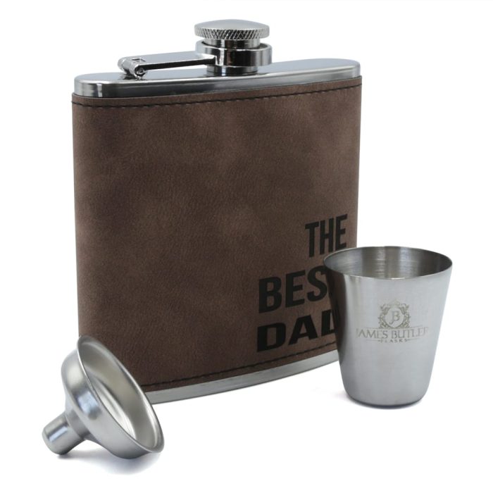 The Best Dad Hip Flask - James Butler Flasks